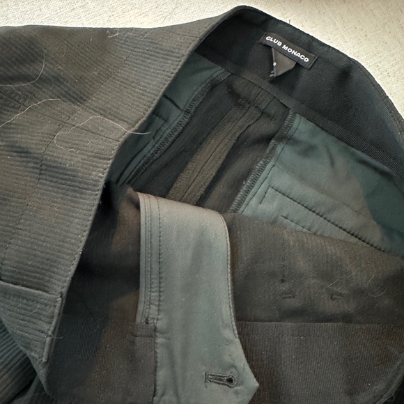 Club Monaco dark green pants - Picture 2 of 5
